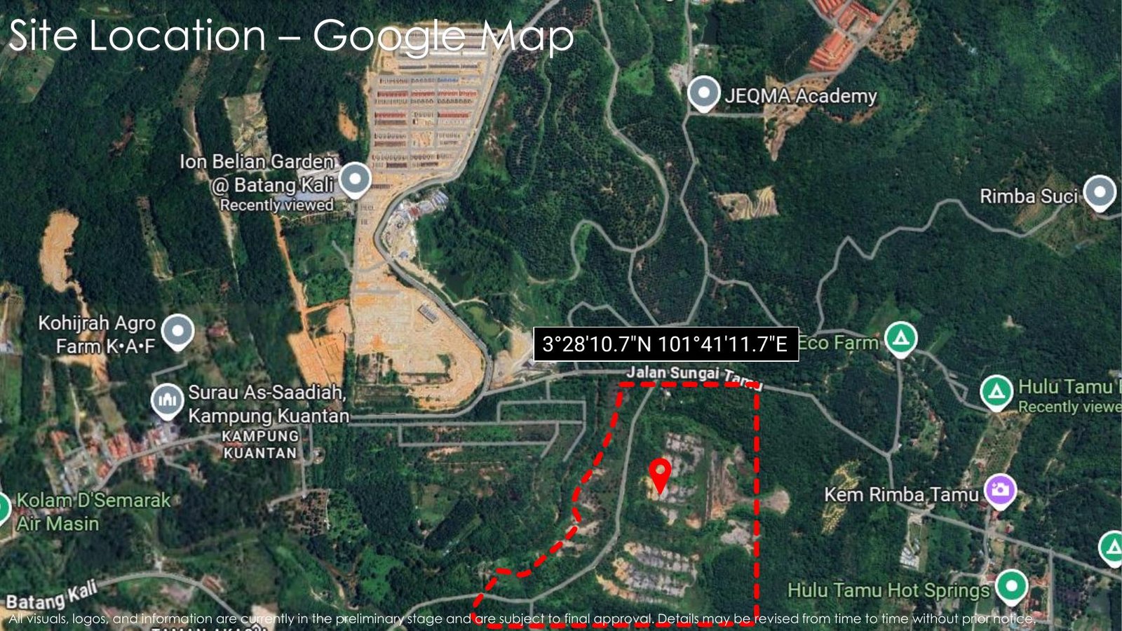 Batang Kali green surroundings